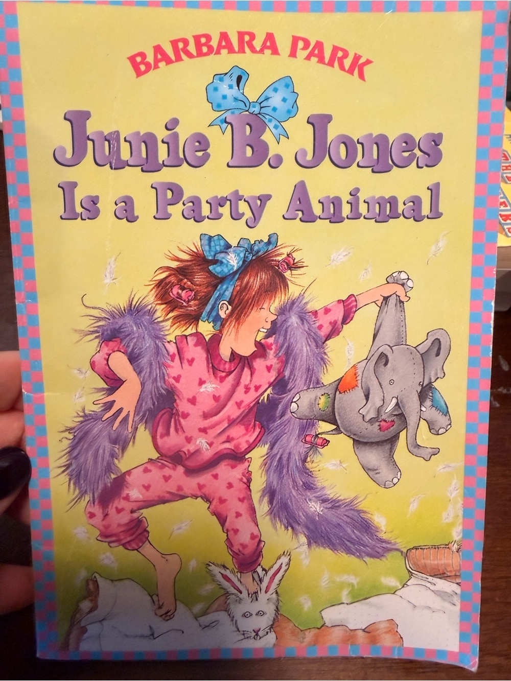 Scholastic Junie B. Jones Yellow Party Animal Poster